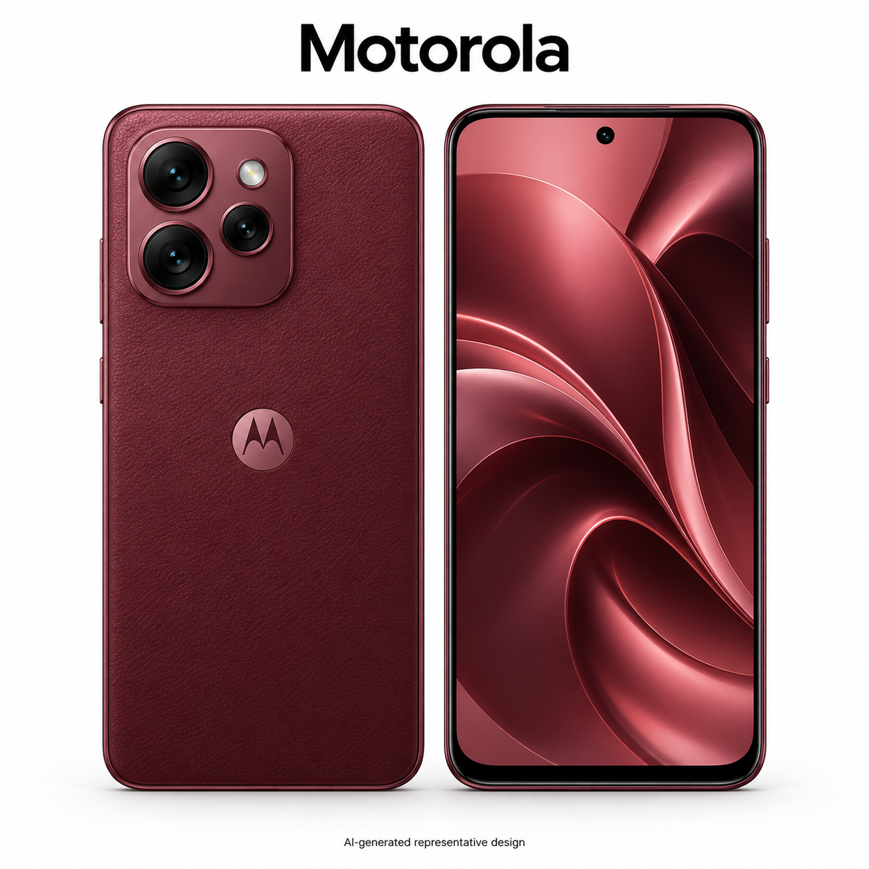 AI-generated Motorola representative smartphone illustration