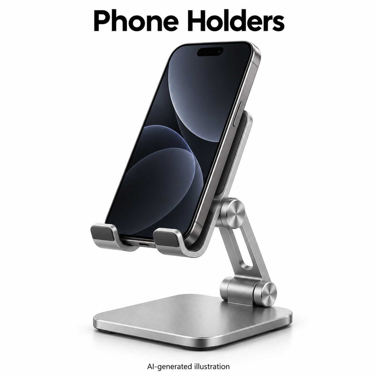 Illustrative phone holders category