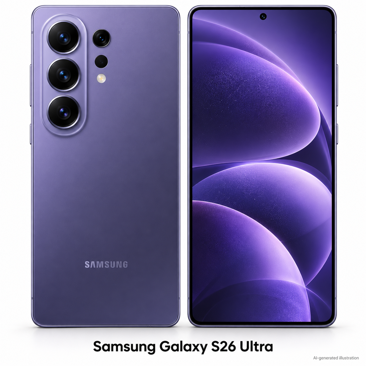 Samsung Galaxy S26 Ultra AI-generated illustration