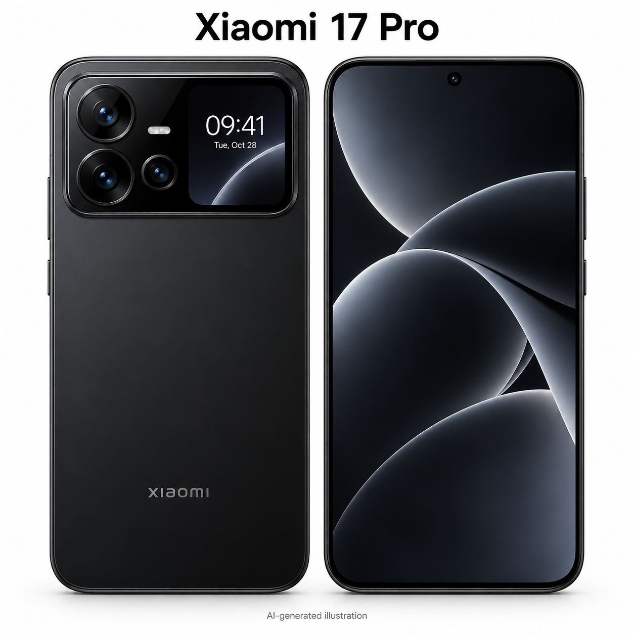 Xiaomi 17 Pro AI-generated illustration